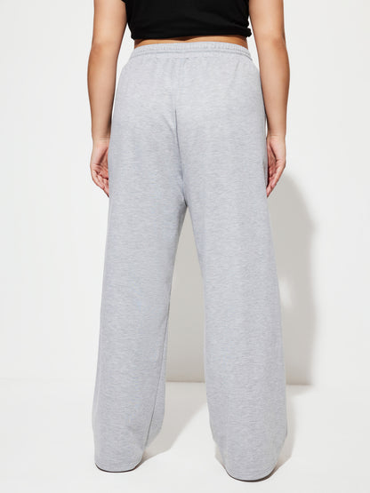 Plus Size Drawstring Straight Leg Pants 1283472