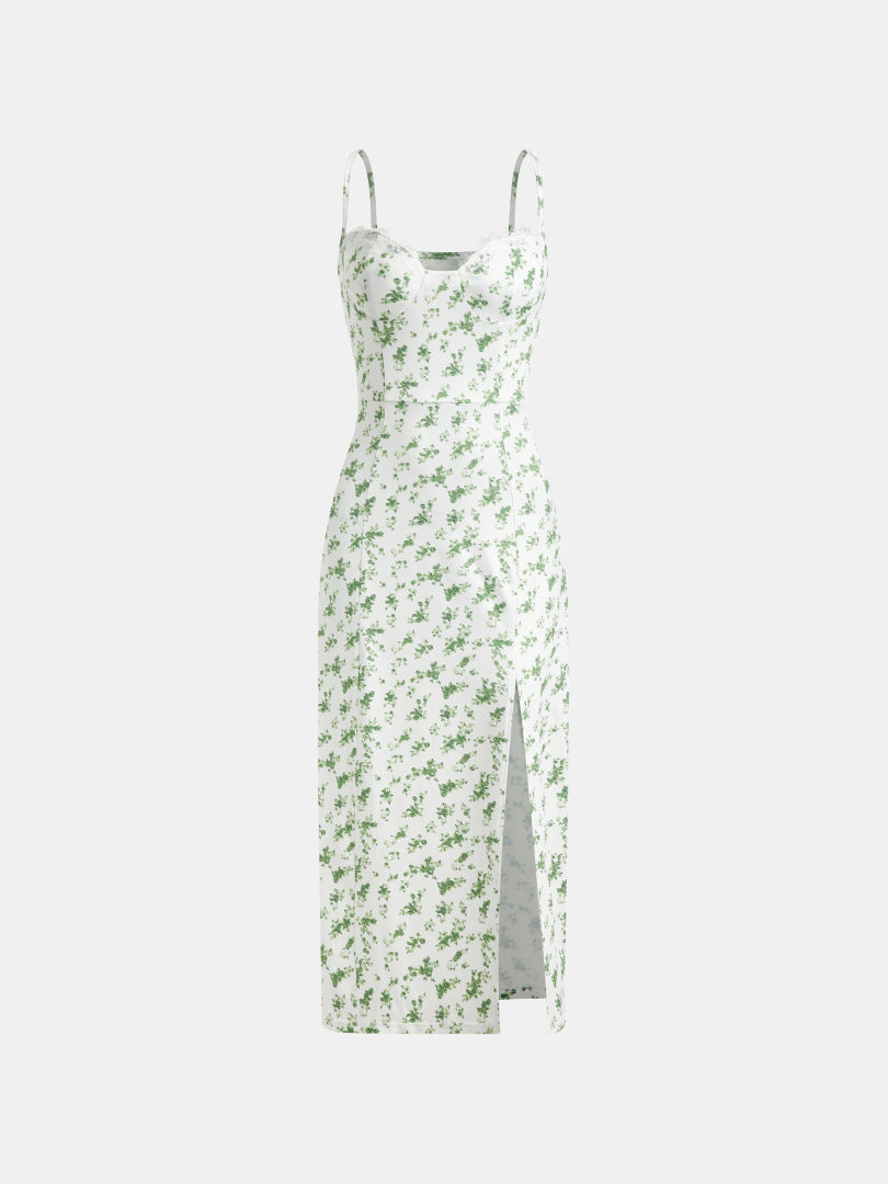 Slit Bodycon Dress 1252562