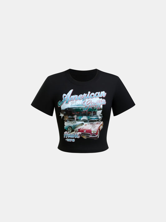 Printed Pullover T-Shirt 1290882