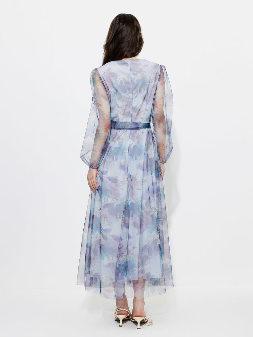 Patchwork A-Line Dress 1257282