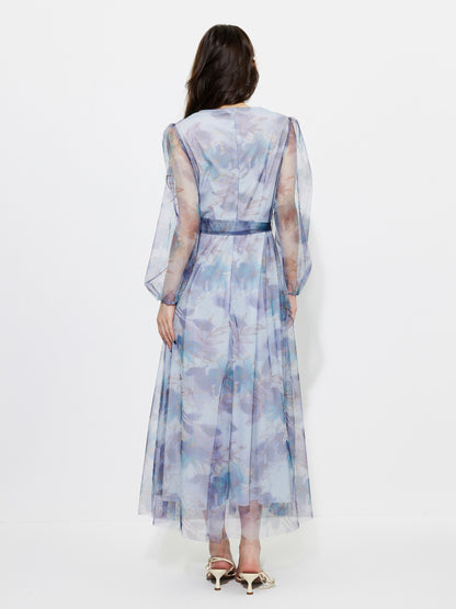 Patchwork A-Line Dress 1257282