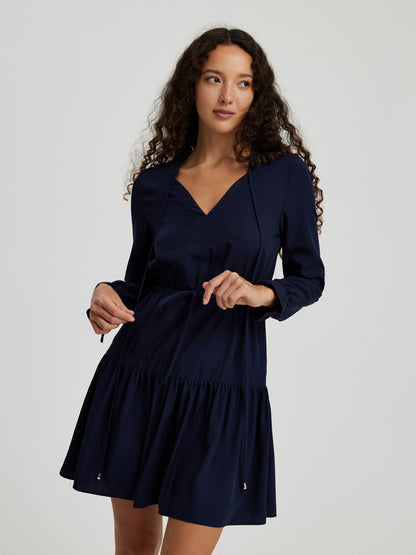 Ruffle A-Line Dress 110461