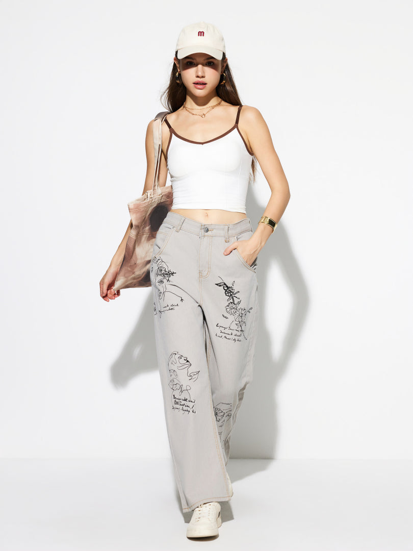 Straight Leg Jeans 1283902