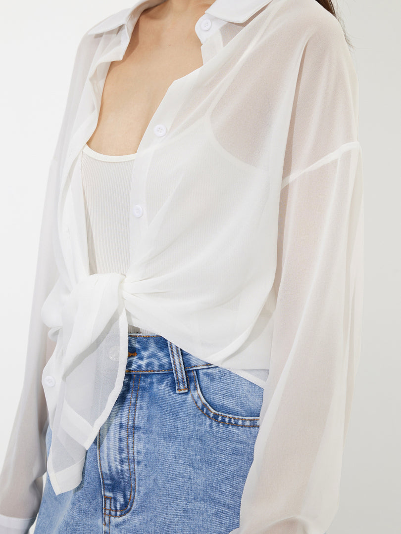 Placket Blouse 1237832