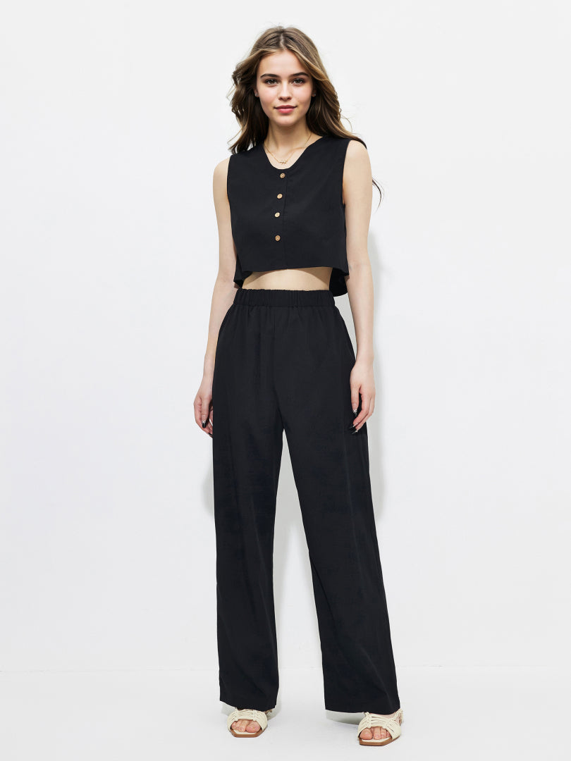 Buttoned Co-ord Set 1255382