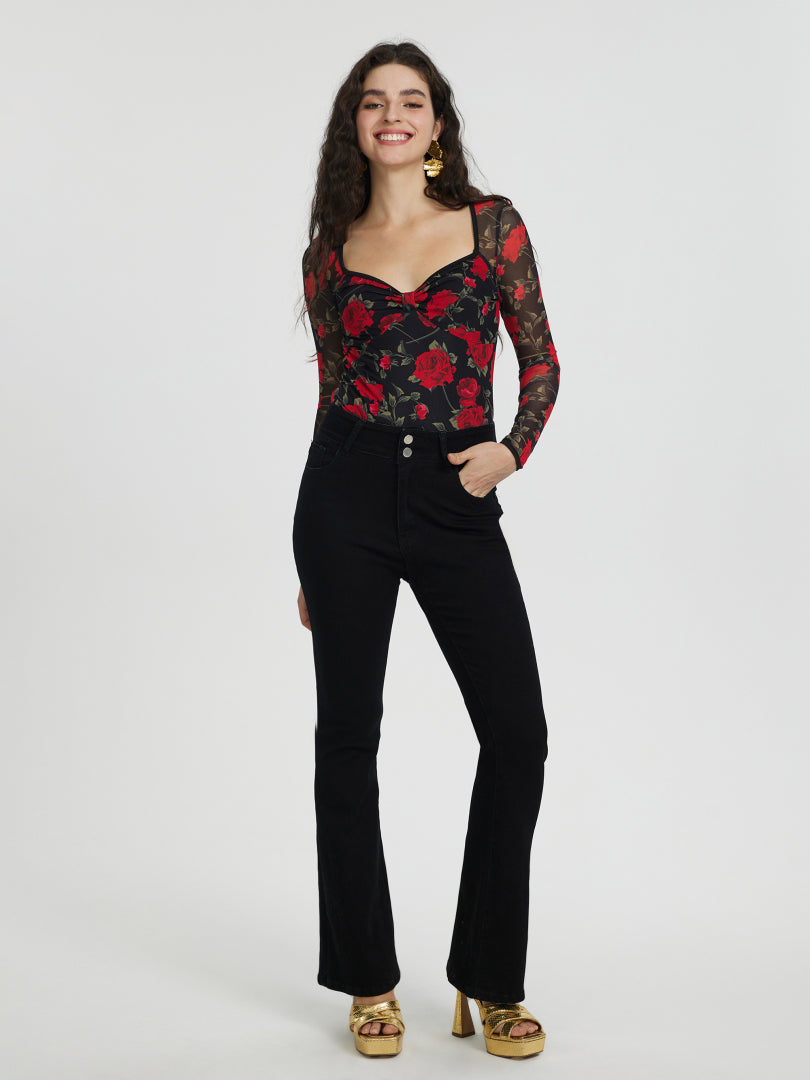 Knotted Bodysuit 115098