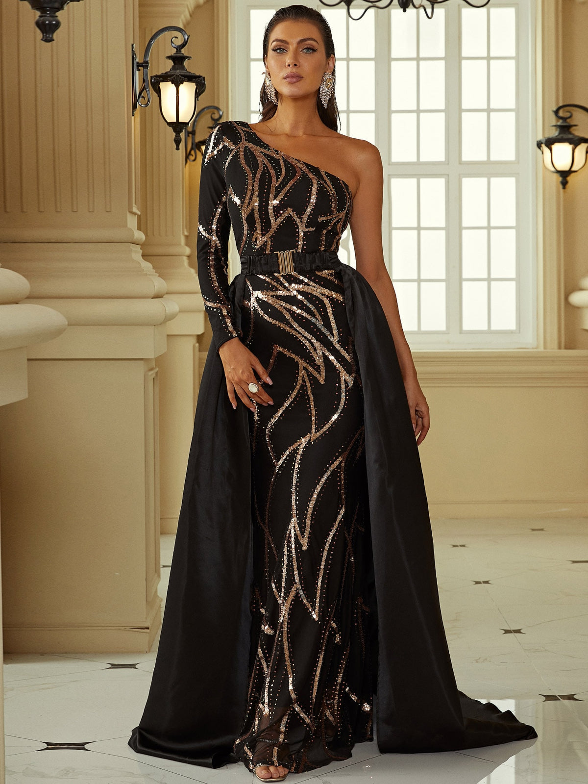 Sequinned Arabian Dresses 1287142