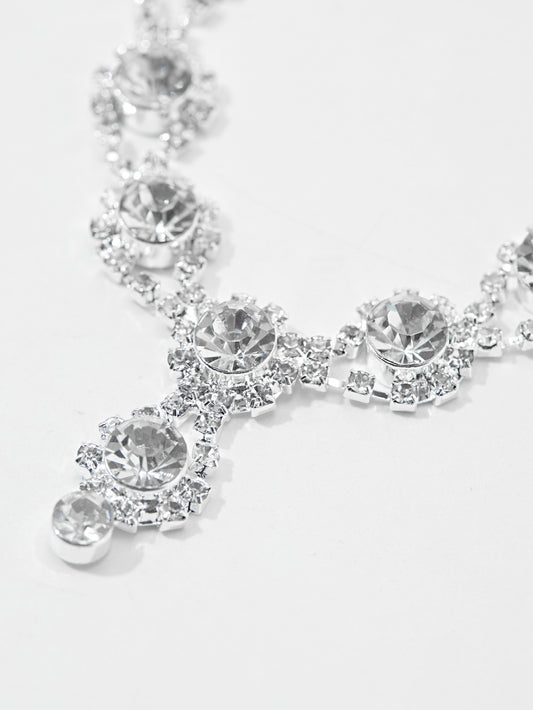 Rhinestone Embellished Jewellery Set 121045