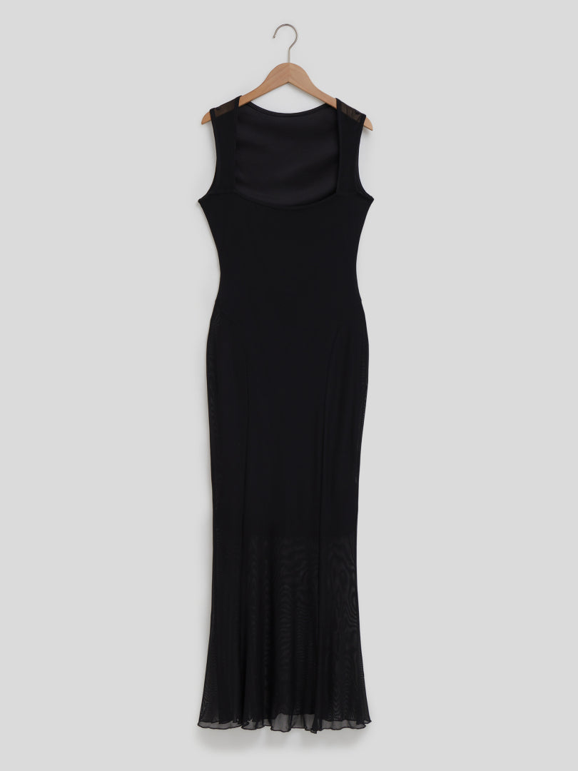 Semi-Sheer Bodycon Dress 117648
