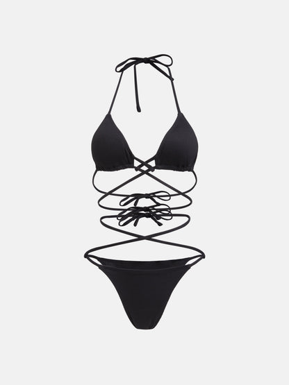 Drawstring Bikini Set 1266002