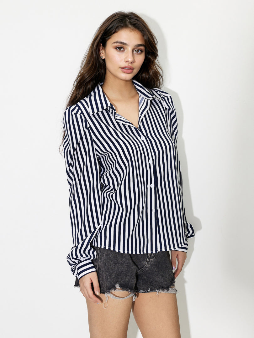 Placket Blouse 119397