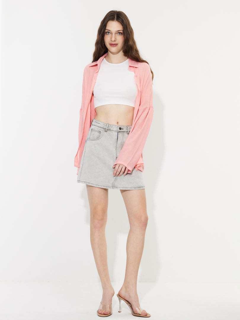 Placket Blouse 1237802