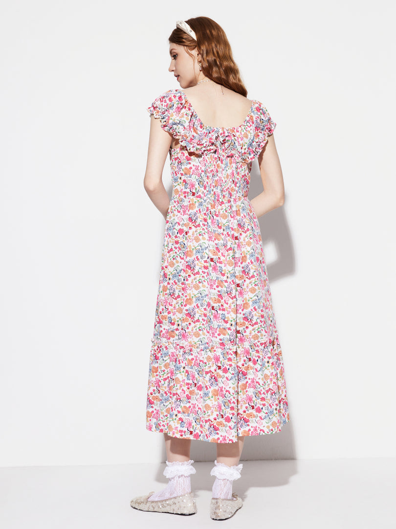 Ruffle A-Line Dress 1280632
