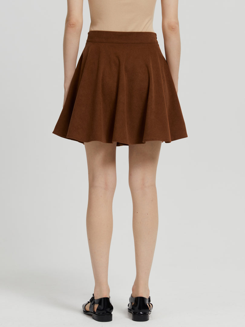 Buttoned A-Line Skirt 113098