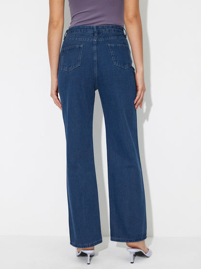 Straight Leg Jeans 118467