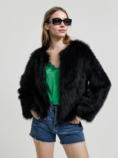 Faux Fur Coat 114441