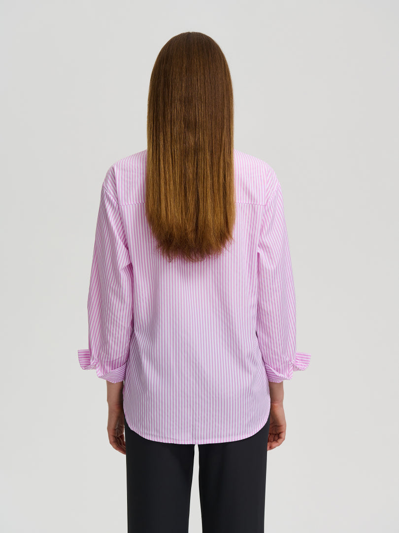 Buttoned Placket Blouse 113726