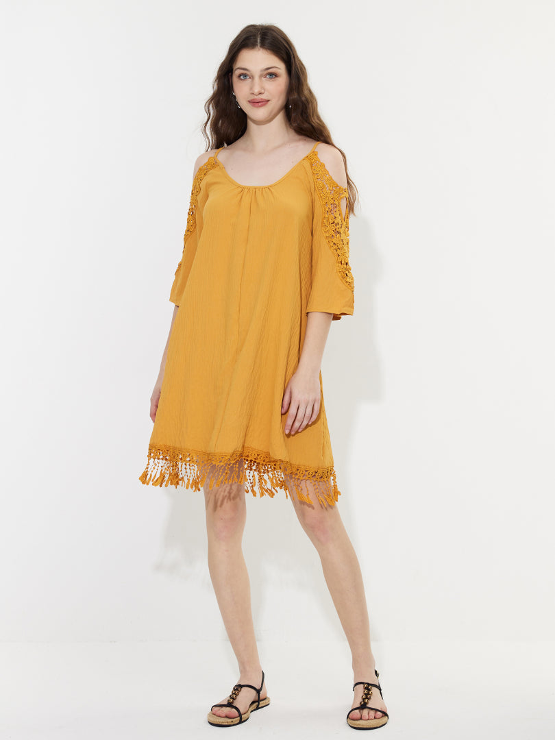 Cut Out A-Line Dress 1237732