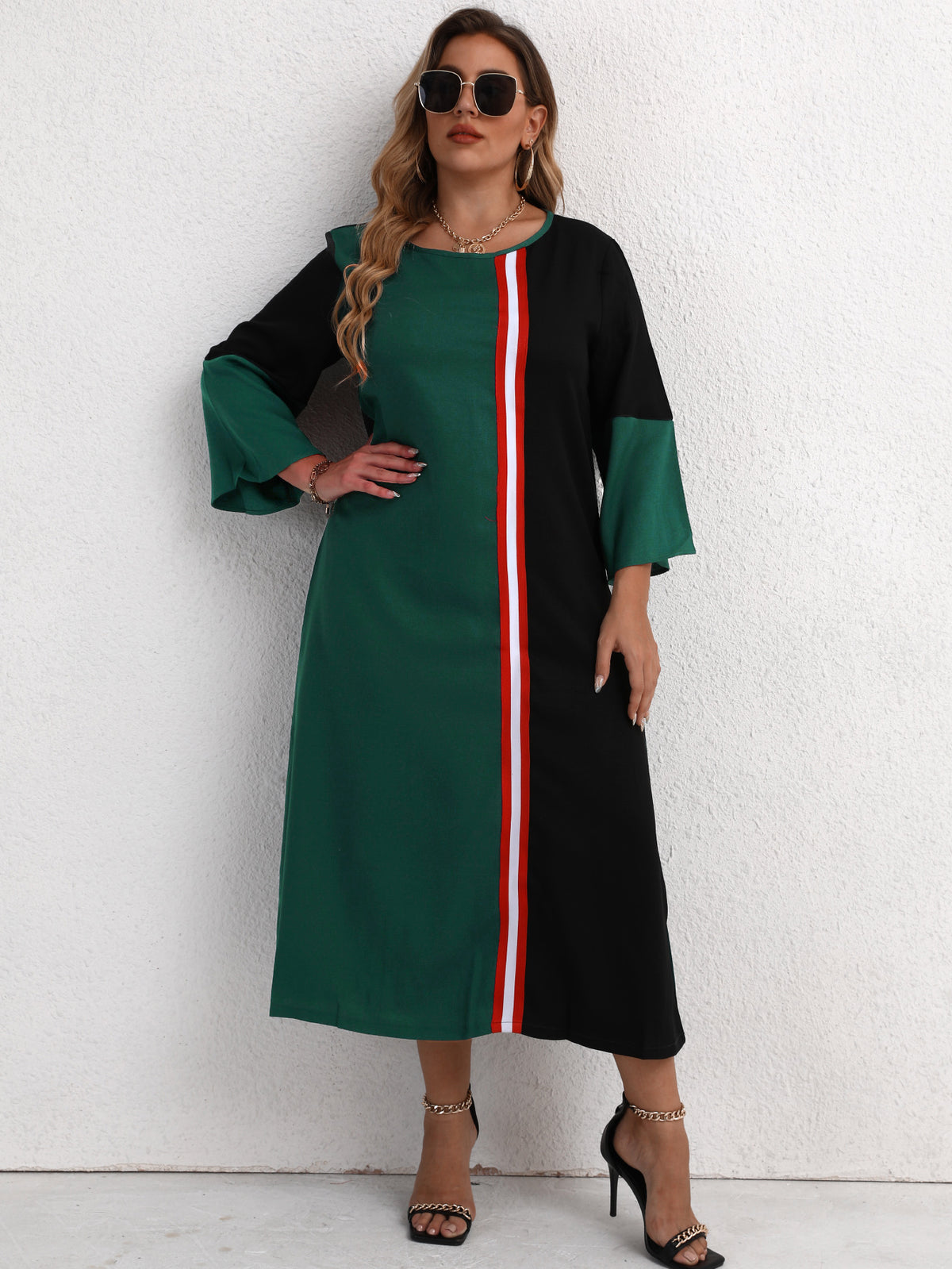 Color Block Arabian Dresses 1244862