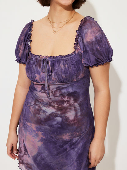 Plus Size Ruffle Bodycon Dress 1274182