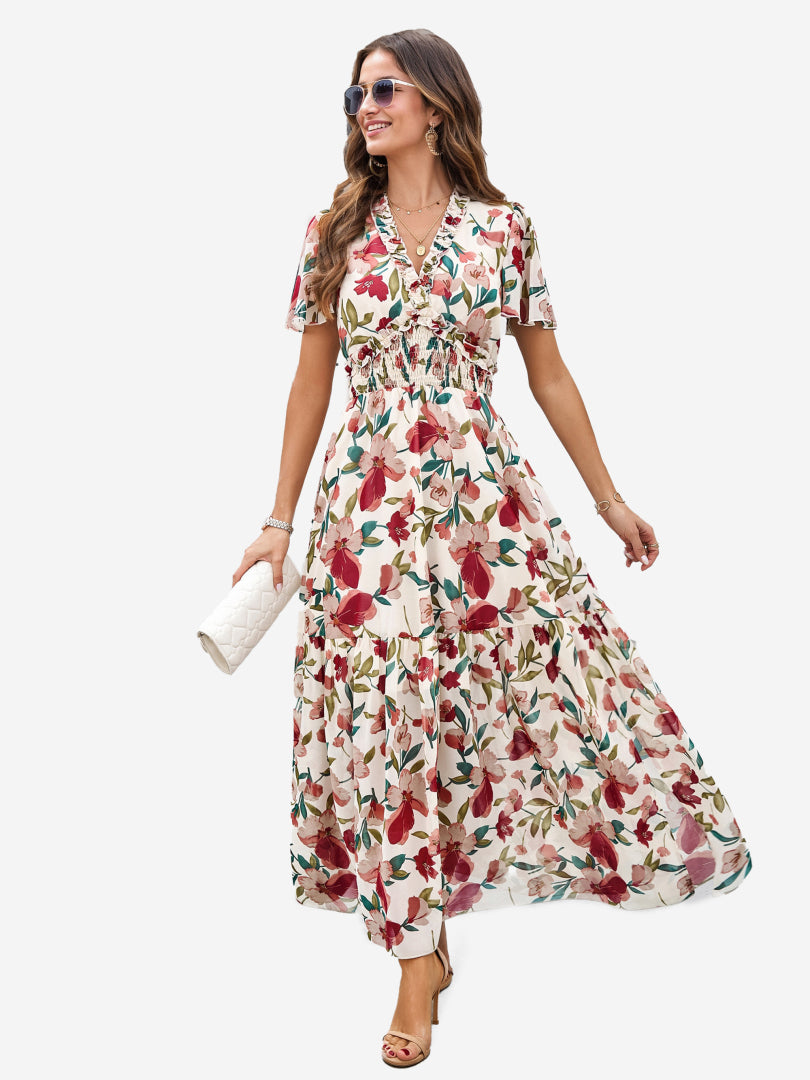 Ruffle A-Line Dress 1237192