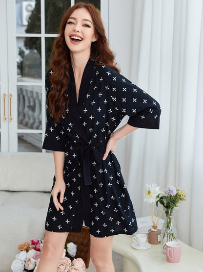 Belted Lounge Robe 1293582