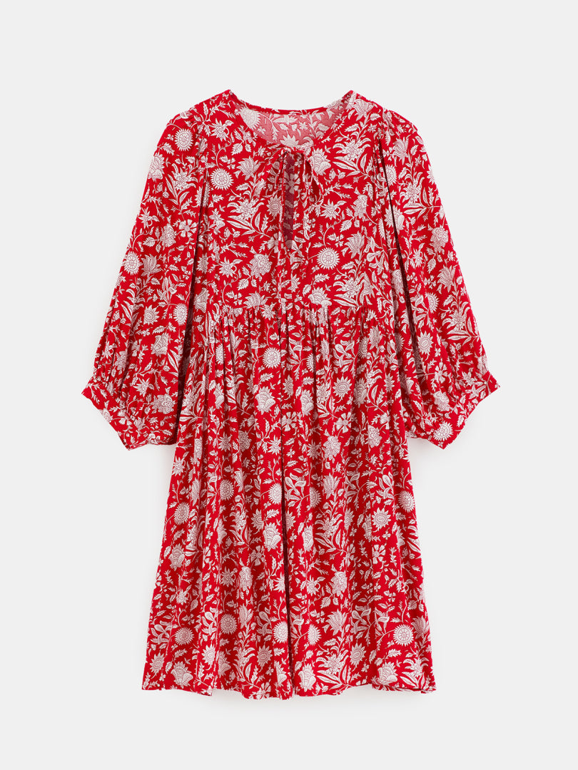 Printed A-Line Dress 1249042