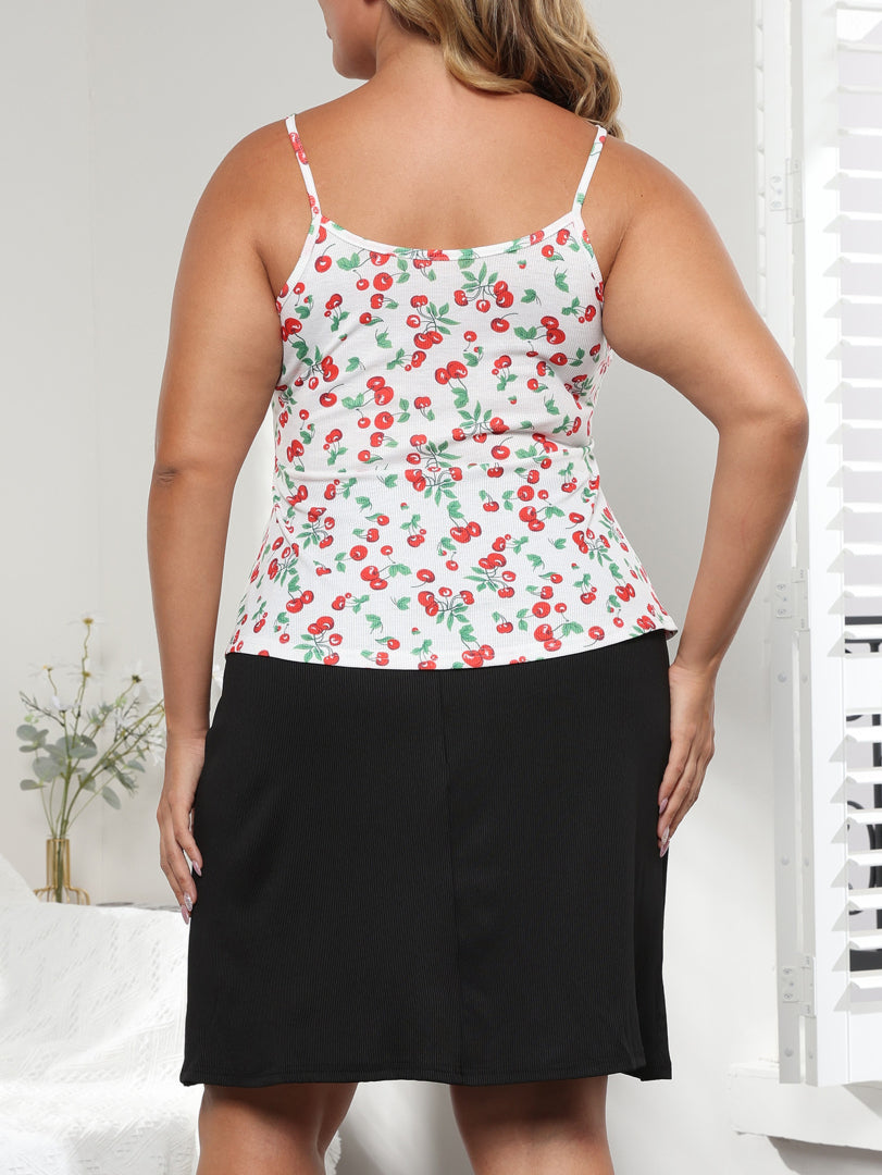 Plus Size Printed Cami Top 1247912