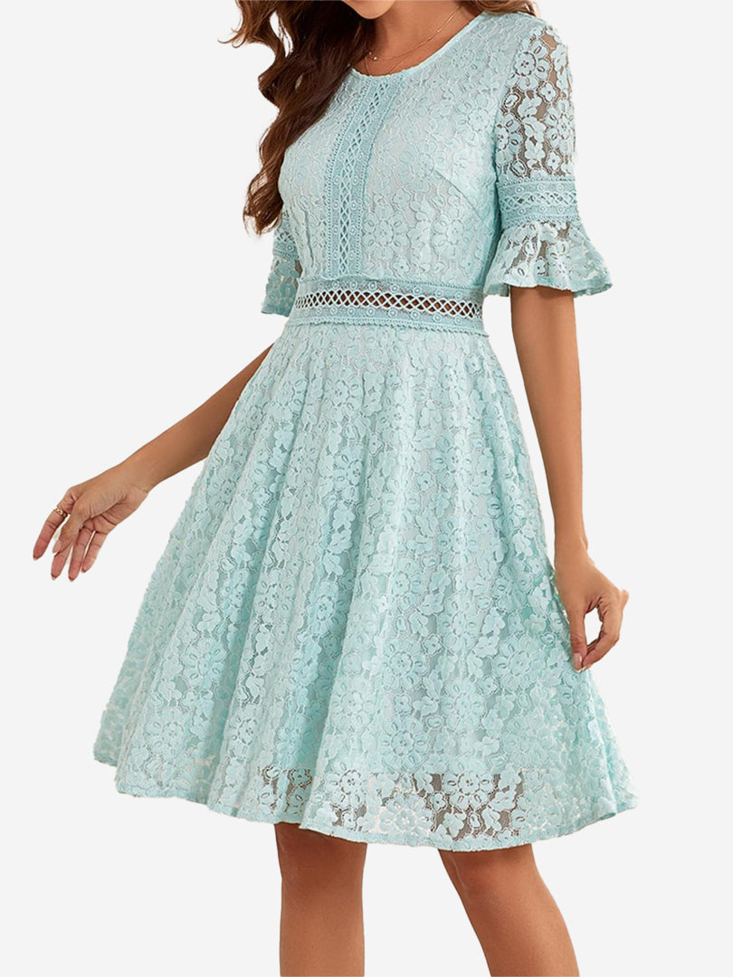 Ruffle A-Line Dress 1244252