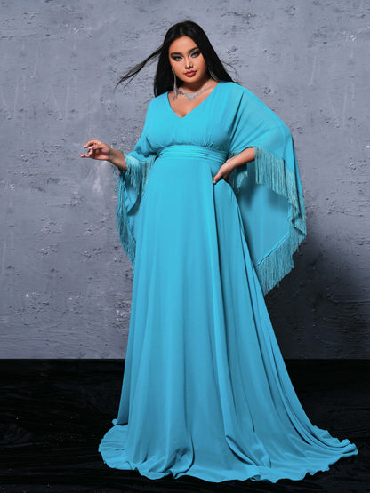 Plus Size Belted Arabian Dresses 1288402
