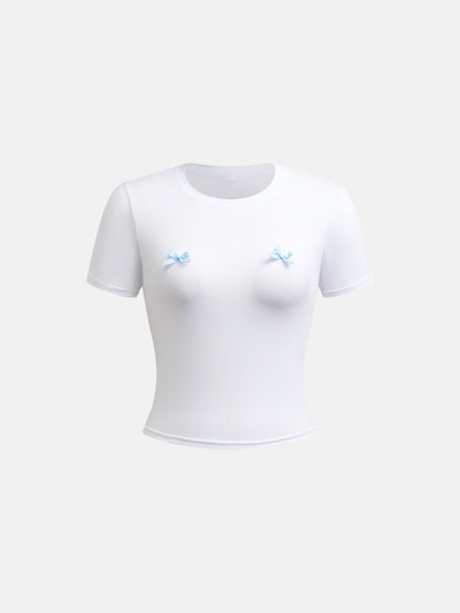 Bow Pullover T-Shirt 1272402