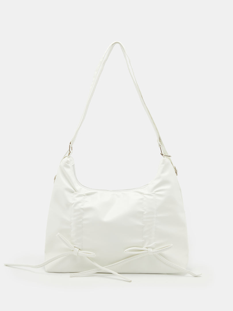 Solid Bucket Shoulder Bag 1281372