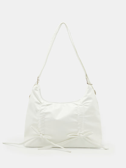 Solid Bucket Shoulder Bag 1281372
