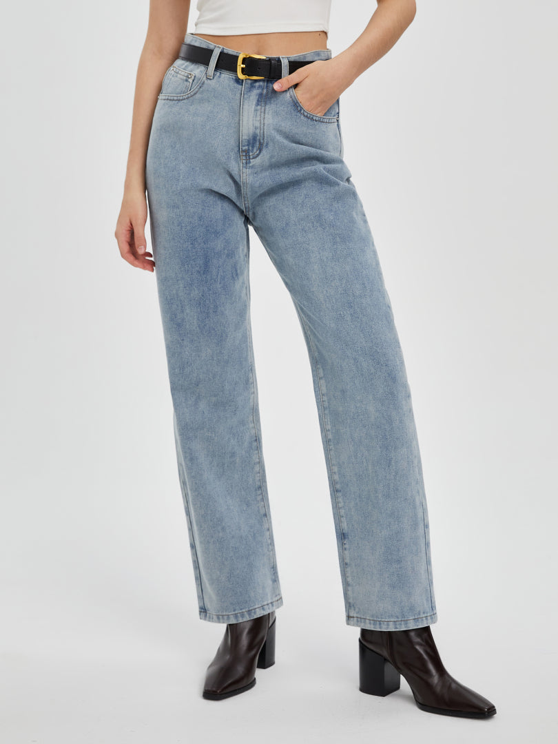 Straight Leg Jeans 116757