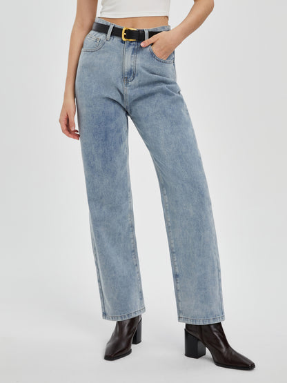 Straight Leg Jeans 116757