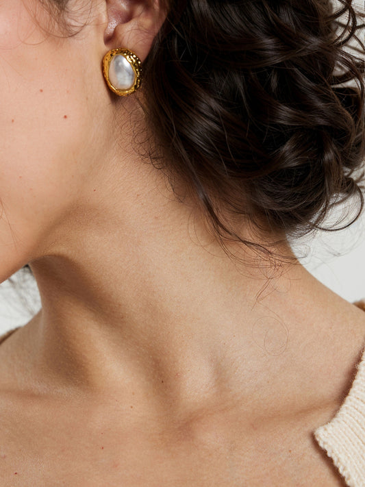 Geometric Artificial Jewellery - Stud 116155