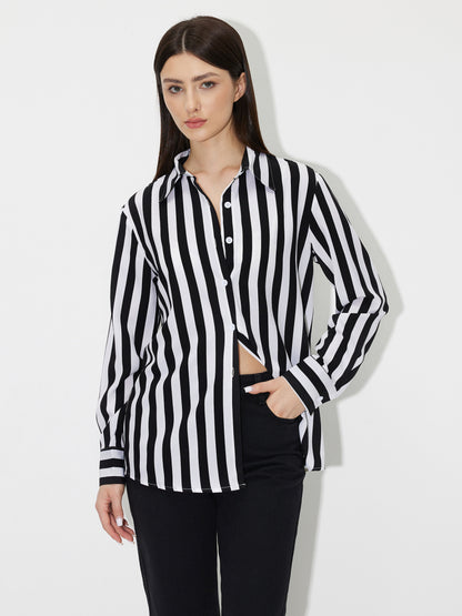 Placket Blouse 119402