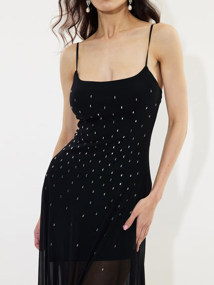 Patchwork A-Line Dress 1240232