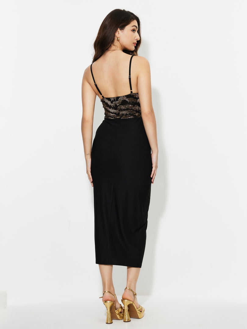 Knotted Bodycon Dress 1244592