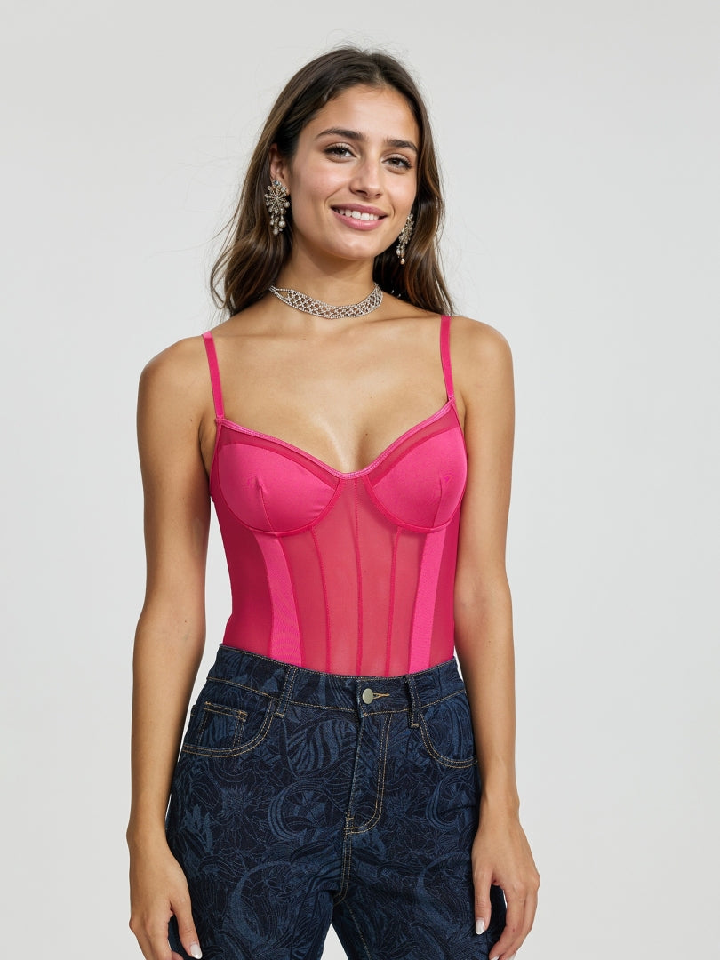 Patchwork Bodysuit 115639