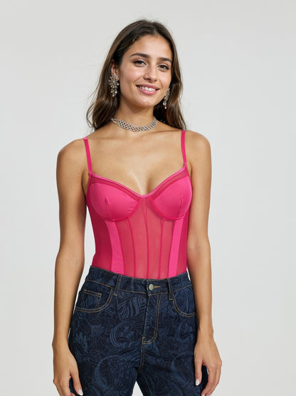 Patchwork Bodysuit 115639