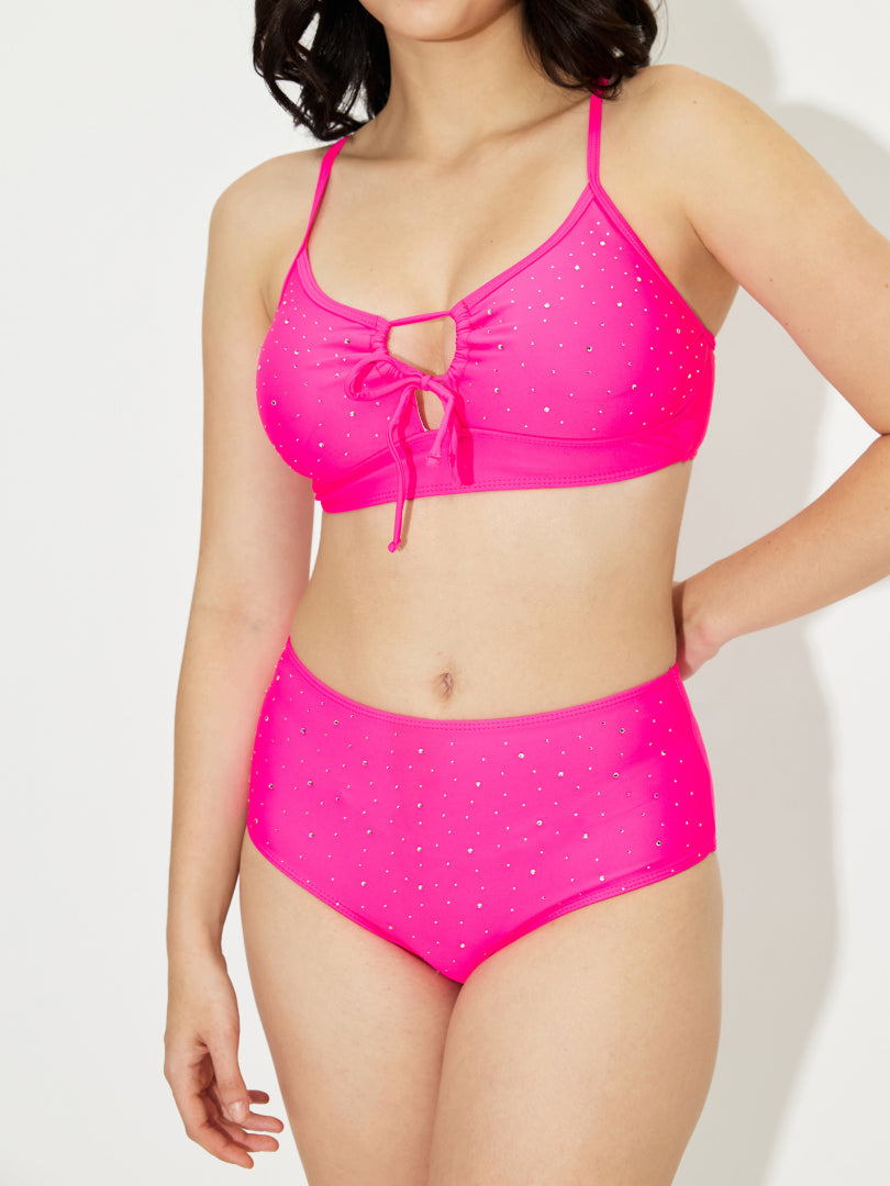 Cut Out Bikini Set 118102
