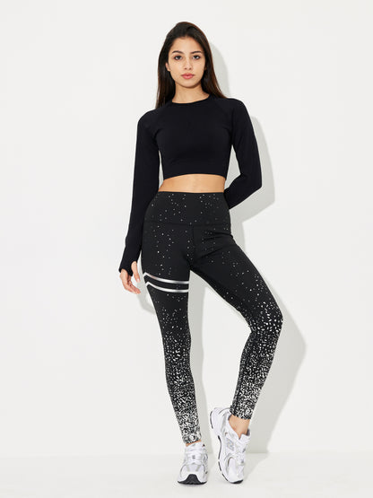 Striped Gym Tights 118719