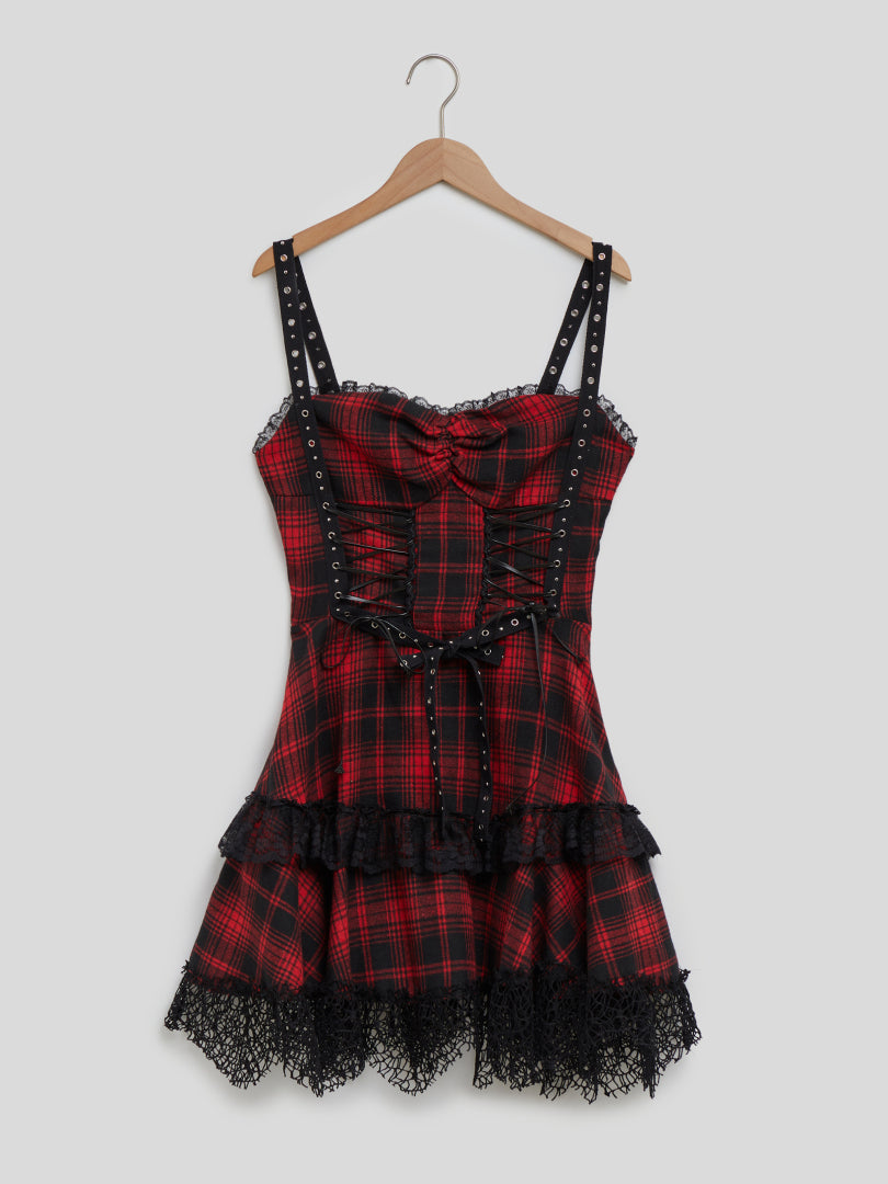 Ruffle A-Line Dress 116868