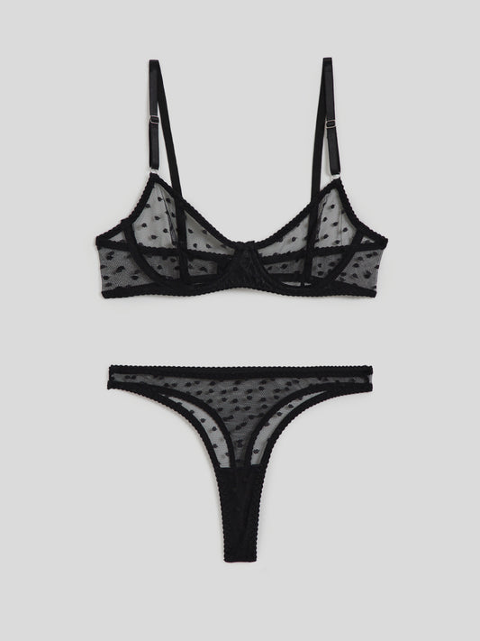 Sheer Bra & Panty Set 116706