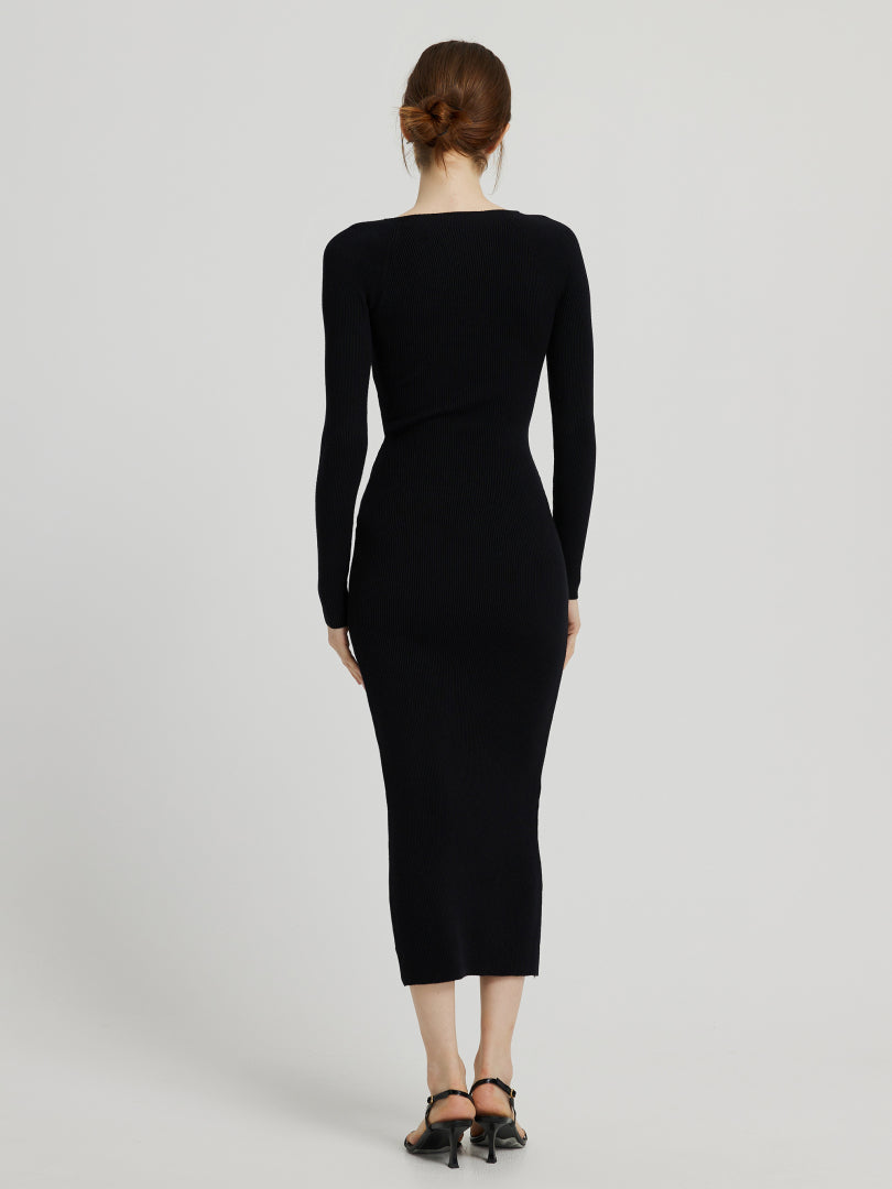 Long Knit Dress 111651