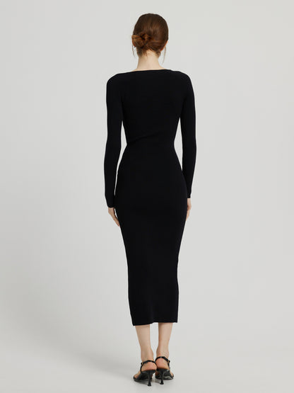 Long Knit Dress 111651