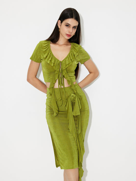Ruffle Co-ord Set 118286