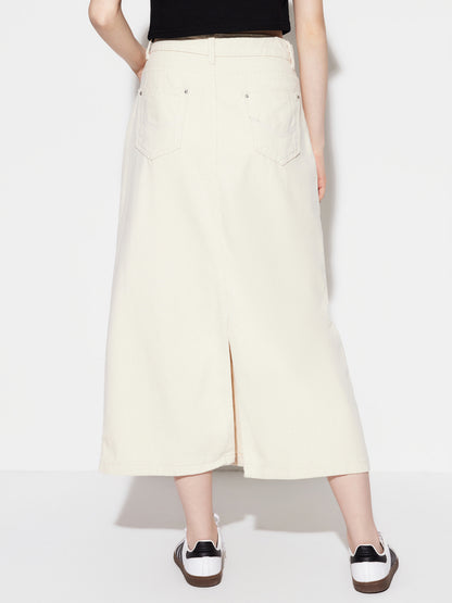 Denim A-Line Skirt 1281352