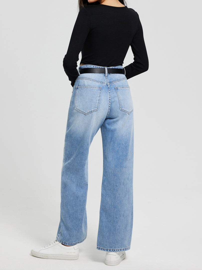 Straight Leg Jeans 116294
